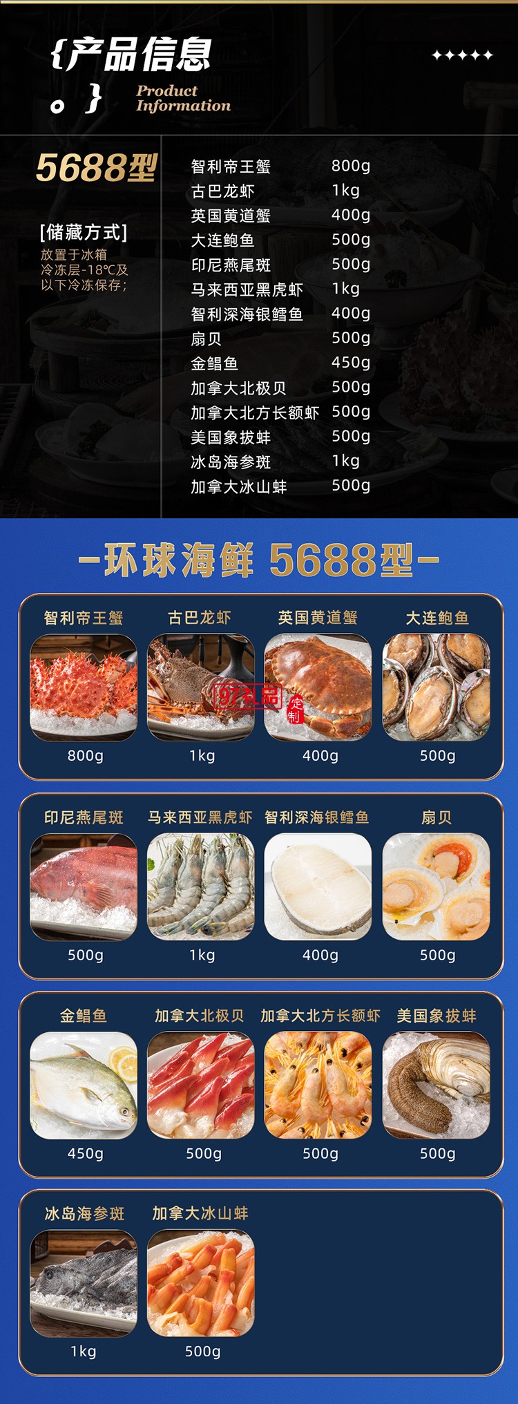 蟹狀元 環球海鮮禮券禮盒春節年貨大禮包