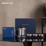 鈦藍飄逸藍尊套裝 OD-40PYZ 輕奢高檔茶具禮盒精美套裝