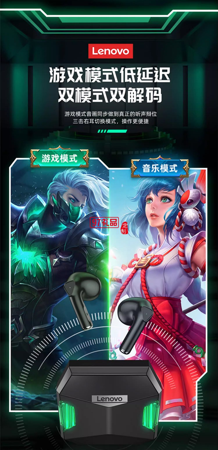 聯想thinkplus LivePods 真無線藍牙耳機