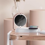 全息投影裸眼3D無線充小夜燈15W快充可旋轉LED屏幕床頭無線充夜燈