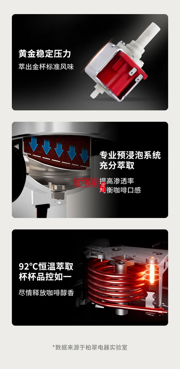柏翠·小白醒醒爆款意式咖啡機