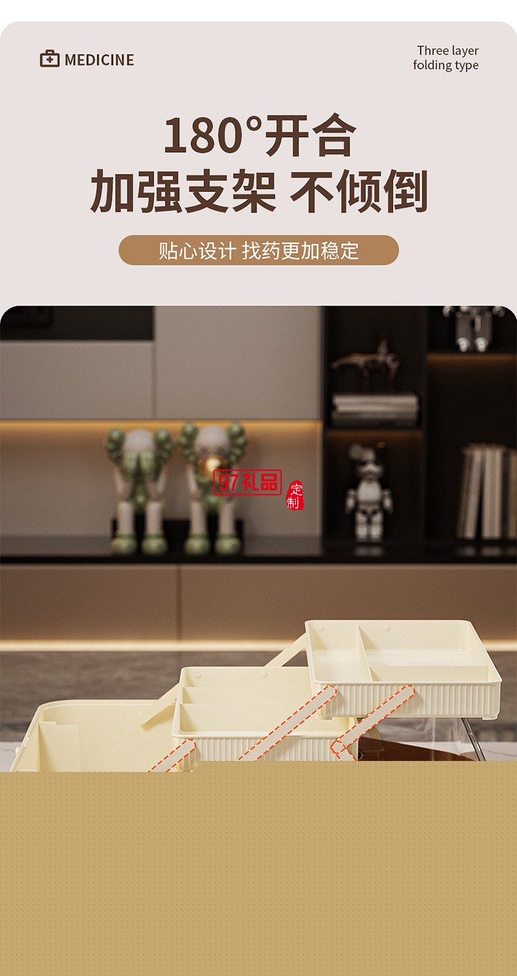 多層家用藥箱手提醫藥箱藥品收納盒