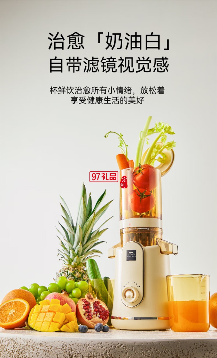 康寧原汁機榨汁機渣汁分離多功能家用鮮榨果汁機電動全自動冷壓炸果汁果蔬機