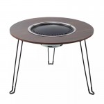 君華仕 GENVAS圍爐桌子燒烤爐全套家用室內外圍爐煮茶器具套裝炭烤火