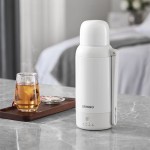 七彩叮當便攜式燒水壺 旅行電熱水壺燒水杯戶外大容量便攜電電熱水杯電熱水