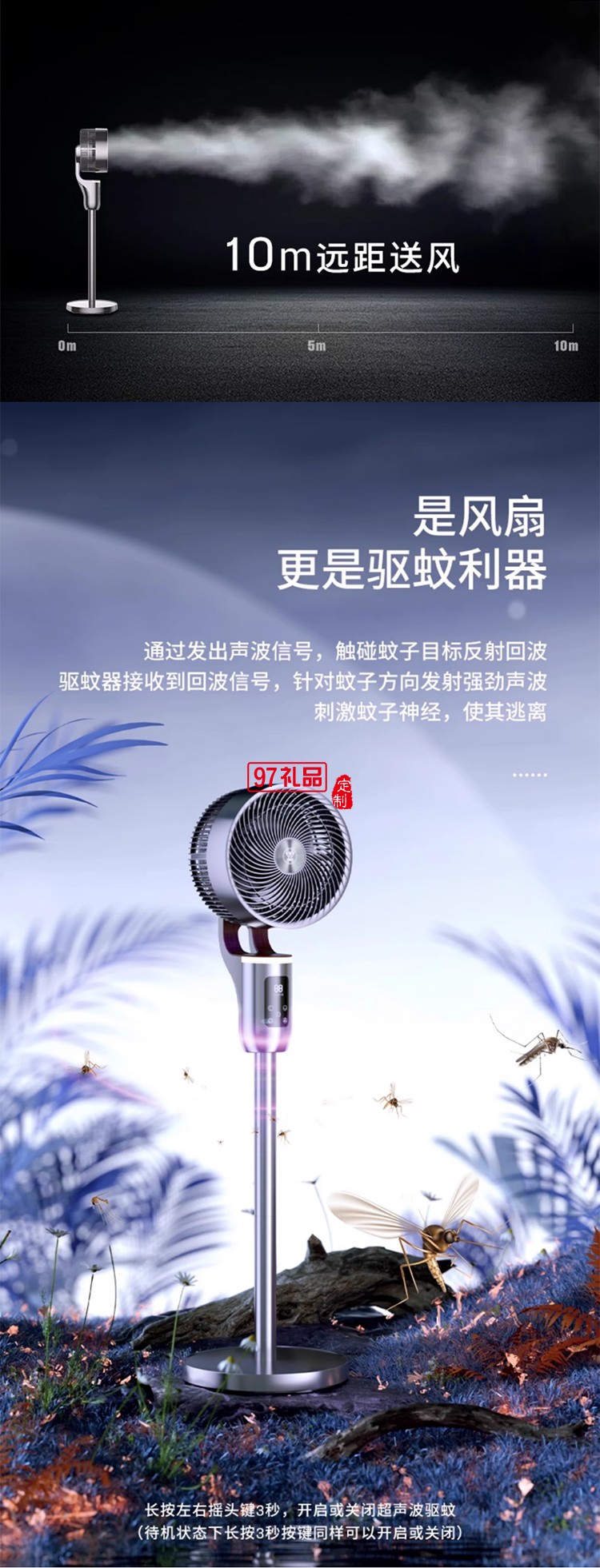 西屋空氣循環扇電風扇2025新款超音靜家用大風力風扇落地扇式臥室