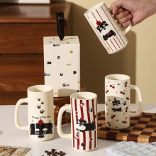 雪納瑞陶瓷直筒杯