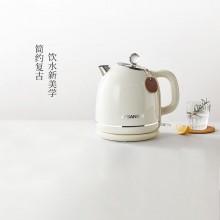 燒水壺電熱水壺家用大容量304不銹鋼復古燒水壺泡茶壺一體式快燒壺