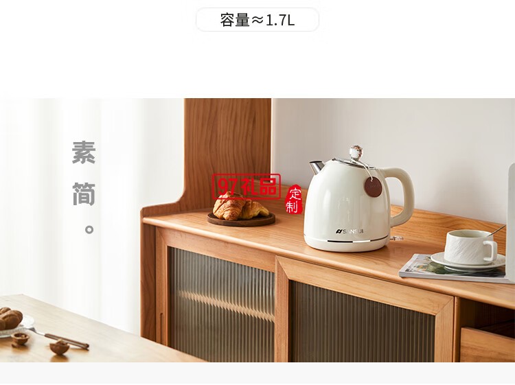 燒水壺電熱水壺家用大容量304不銹鋼復古燒水壺泡茶壺一體式快燒壺