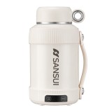 山水便攜真空電熱水杯（316不銹鋼內膽）