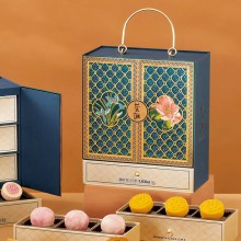 榮誠(chéng)滿(mǎn)庭芳糕點(diǎn)禮盒雙黃豆沙零食純白蓮蓉下午茶中秋