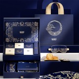 吉鳥守月蠟染中秋月餅高檔創意禮盒