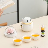 月滿桂香時(shí)，把團(tuán)圓揉進(jìn)晚風(fēng)里，熊貓茶具套組